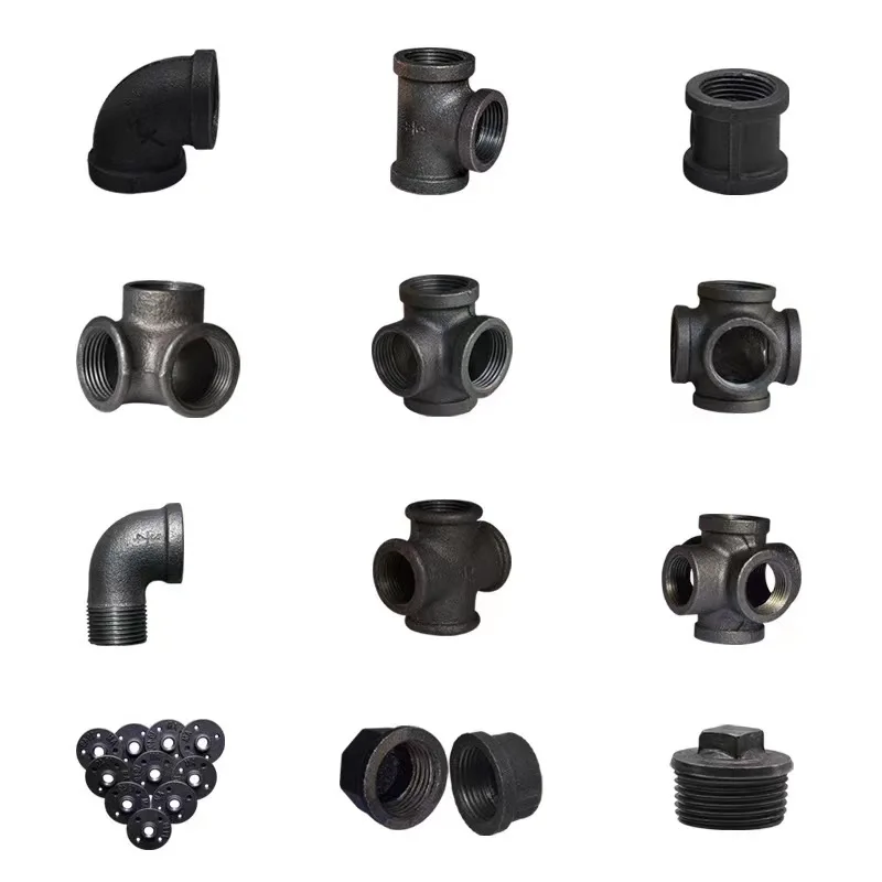 Cast Iron galvanized pipe fittings fire fighting black malleable iron pipe fitting