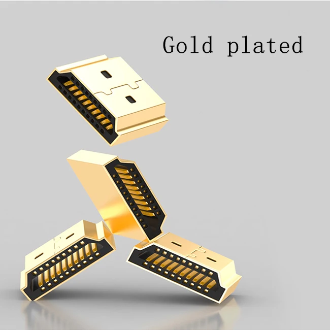 High Quality Hdmi to Micro Conversion Cable 19-pin Male to Male 24k Gold-plated DVD Player cabo