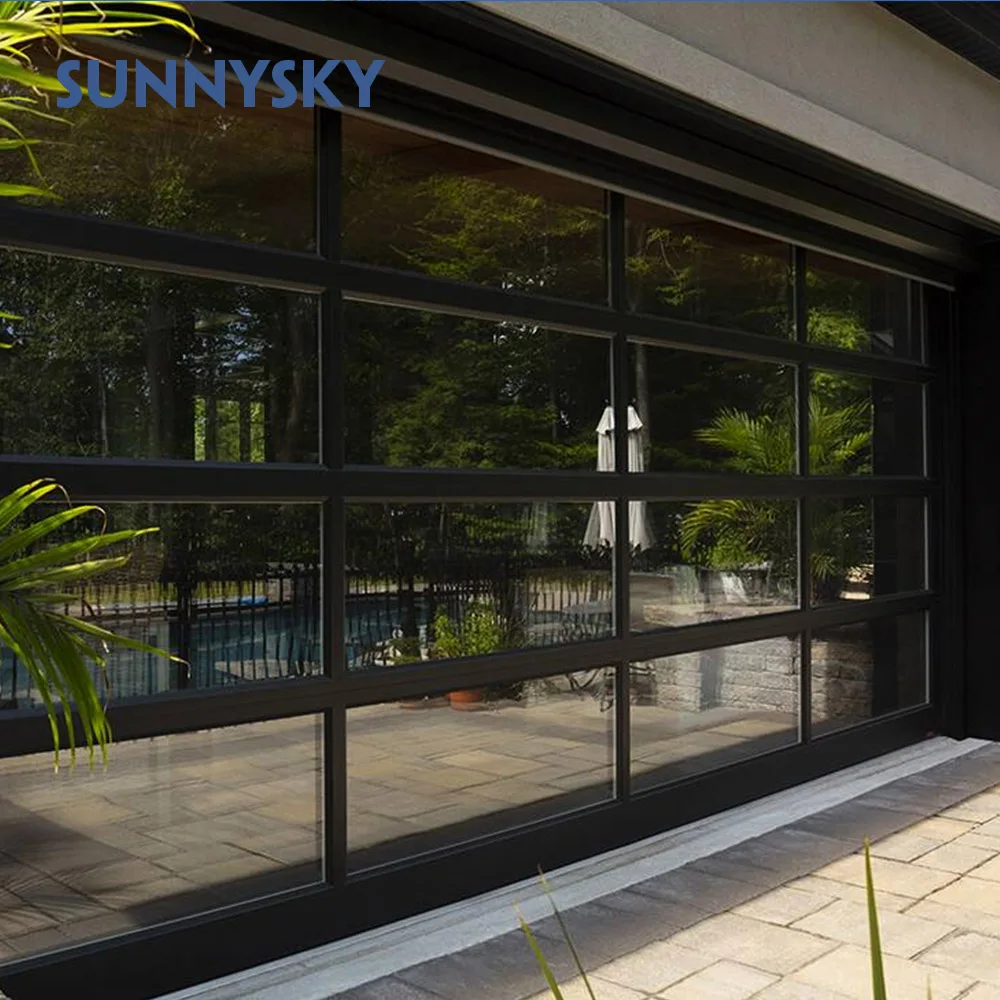 CE Standard Top manufacturer 5 years warranty automatic garage door prices 16x7/12x7 modern automatic garage doors