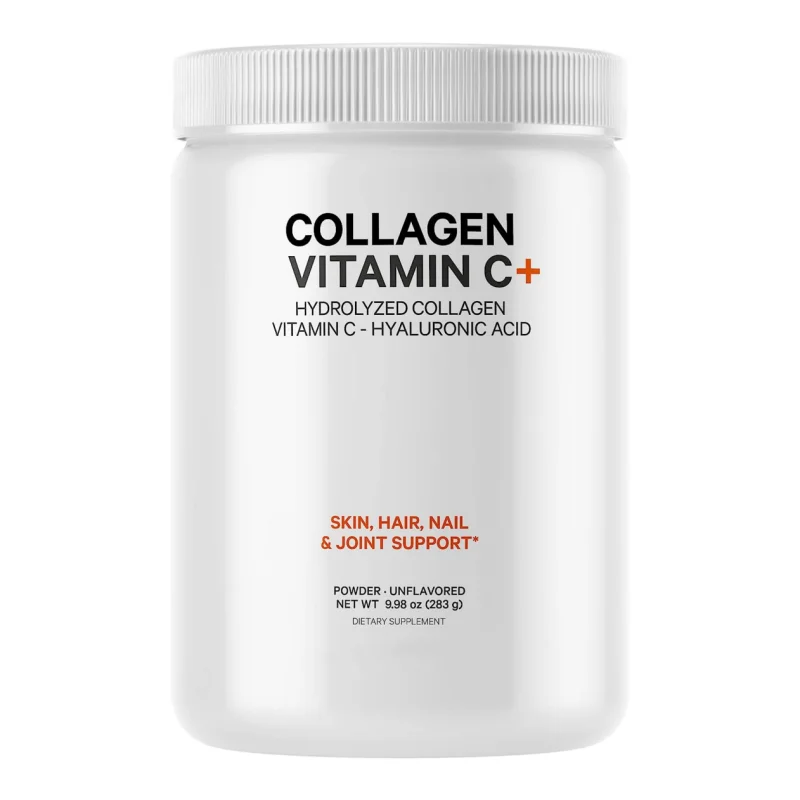 Multi Collagen Protein Powder Hydrolyzed (Type I II III V X) Grass-Fed All-in-One Super Bone Broth + Collagen Peptides