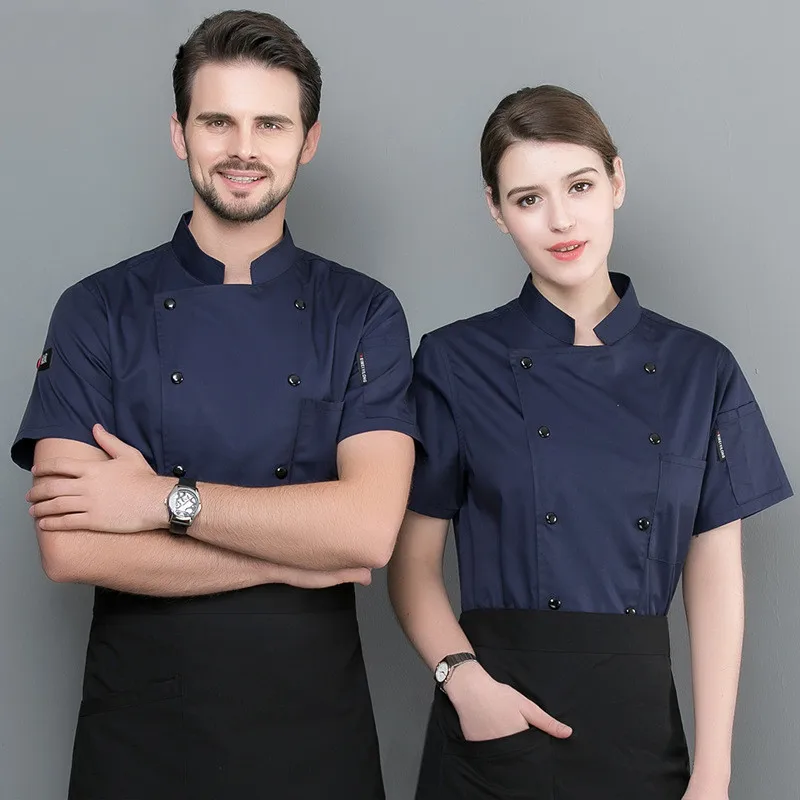 Hot selling French fashion chef uniform For Men & Women