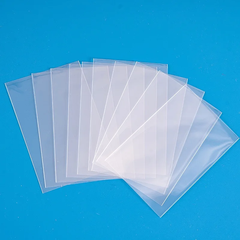 Korean Popcorn Blue Card Film 20 Silk 56*87mm idol Card Holder Small Card Protective Film CPP High Transparency Photo sleeve