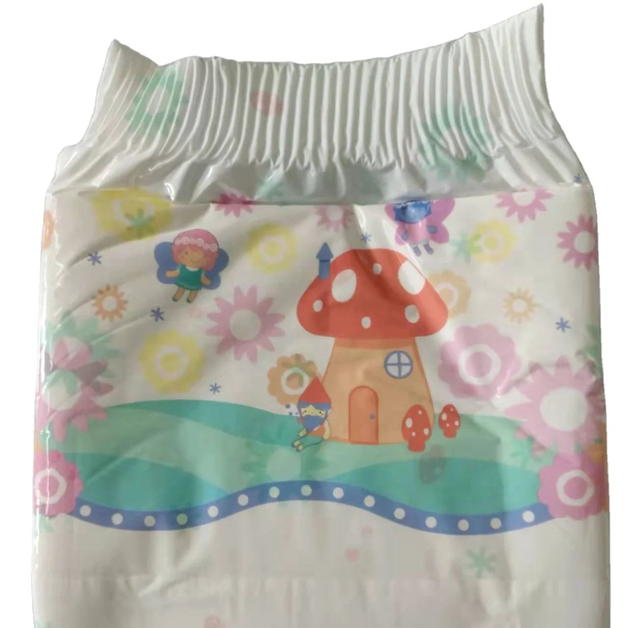 OEM Top quality Hot Sale Super Absorption Soft Disposable Cheap All Printed Adult Baby Diapers for abdllover
