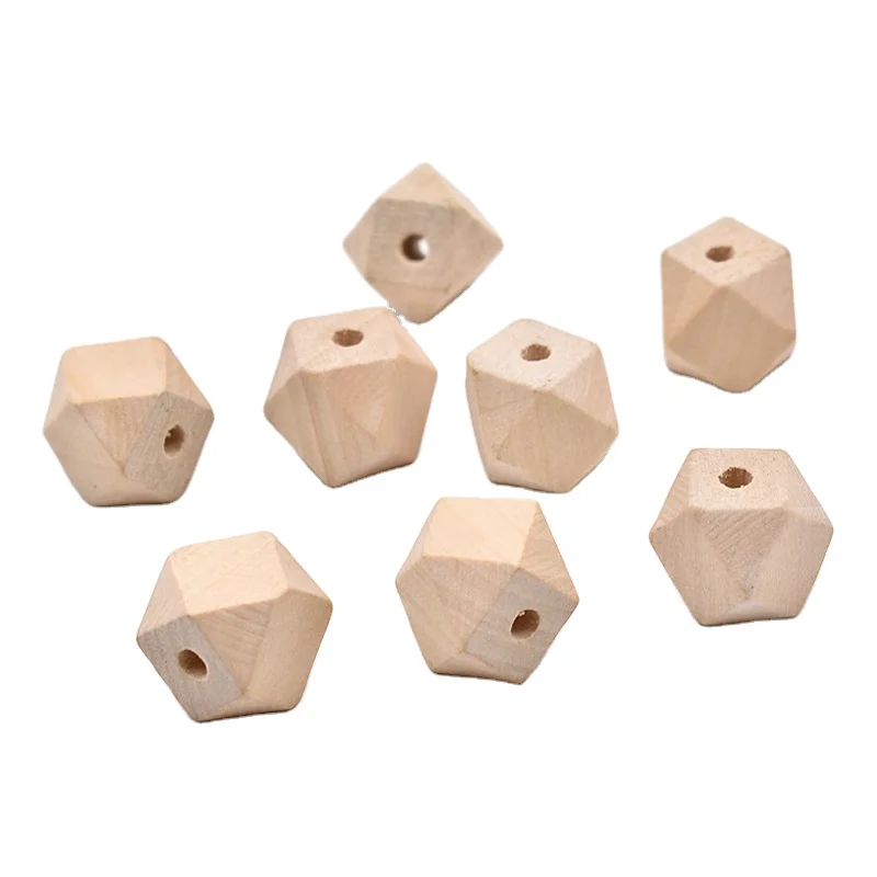  Eco Friendly Natural Colored 8Mm 25Mm Wooden Beads For
