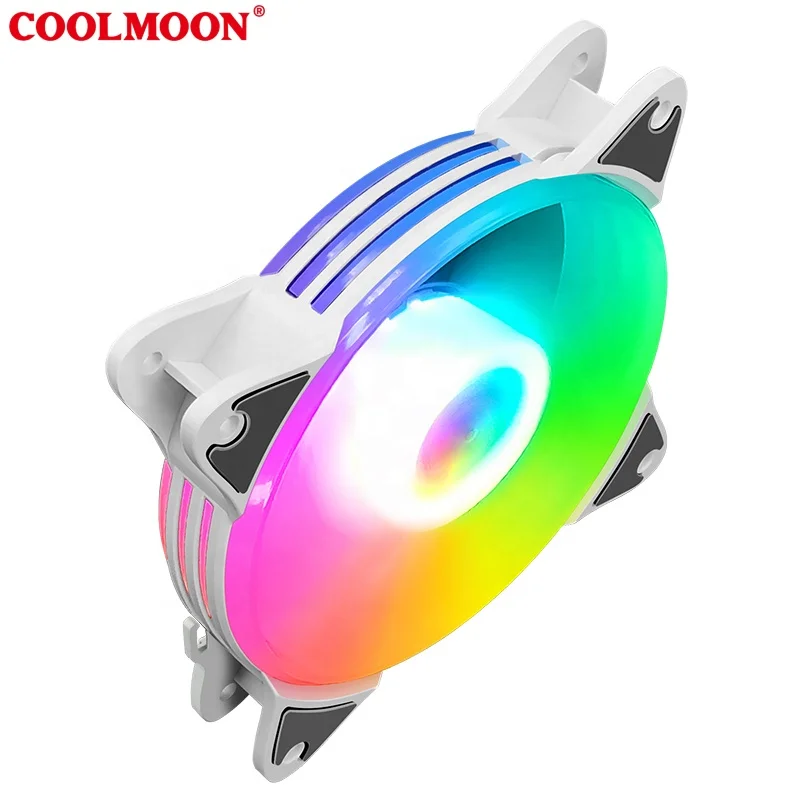COOLMOON 120mm 5V ARGB computer cooliing fan   Addressable  Motherboard synchron  CPU cooler RGB case fan