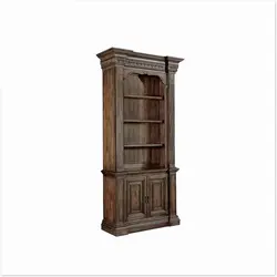 American high-end study restores ancient ways to do old solid wood oak carvings bookcase
