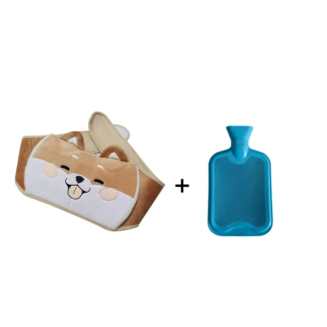 The most popular European waist belt hot water bottle with belt with Soft Waist Belt for Neck, Shoulder Pain Relief 4 in 1