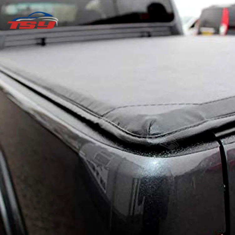 PVC Material Premium Strong Lock With Logo Soft Roll up TONNEAU COVER