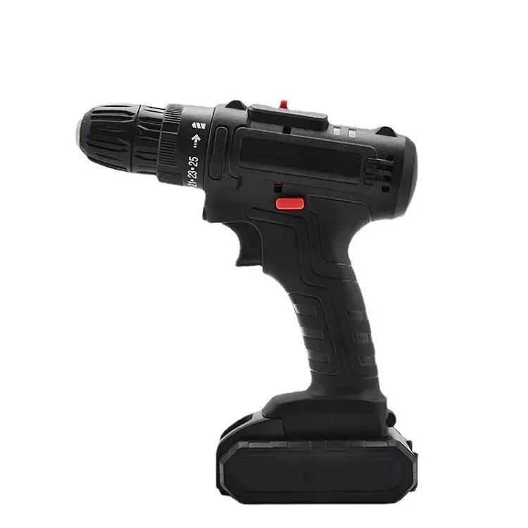 China Supplier Battery Cordless Drill 2 Batteries 21V Impact Drill Driver Drilling Machine