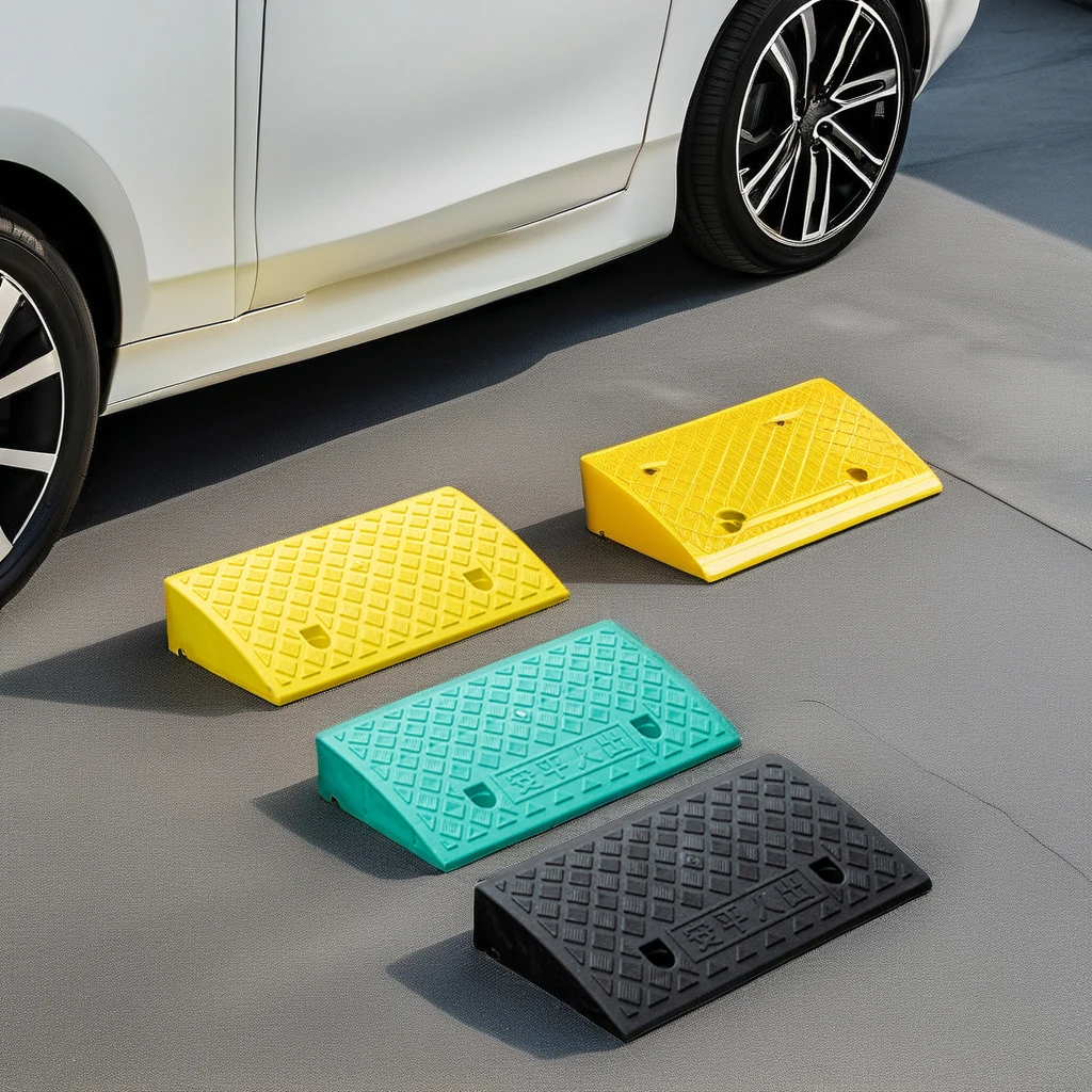 Curb Driveway Road Cable Hose Protector Car Kerb Portable Plastic Wheelchair Ramp