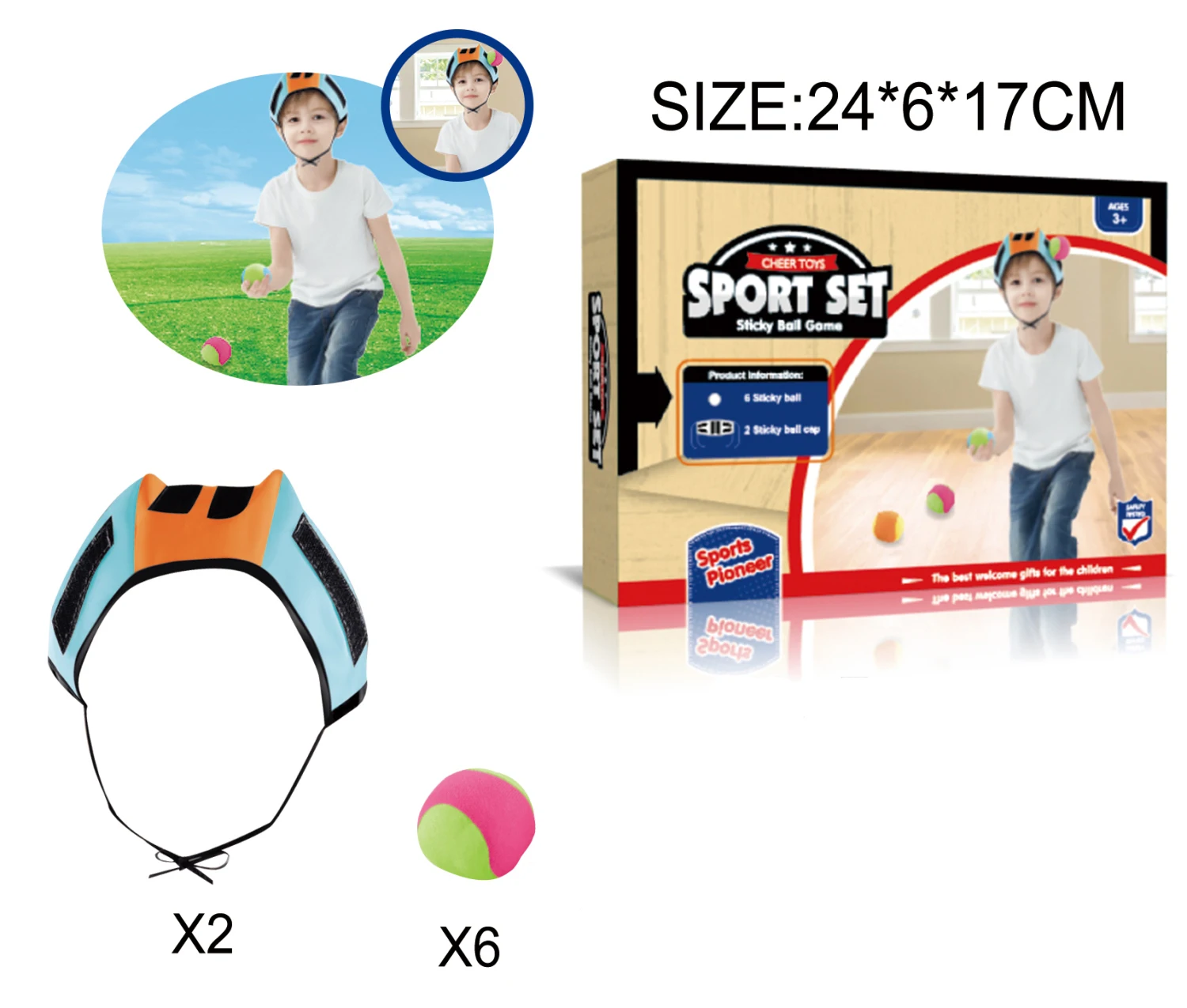 wholesale outdoor sports toys sticky ball sticky toys