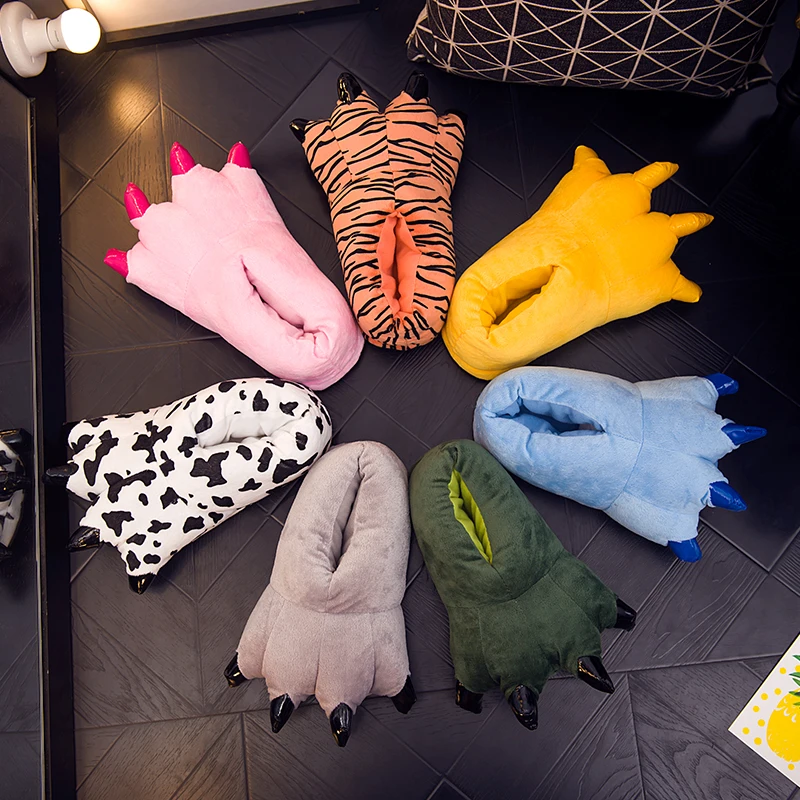 Factory direct supplier Dragon Claw Dinosaur Foot Monster Slippers