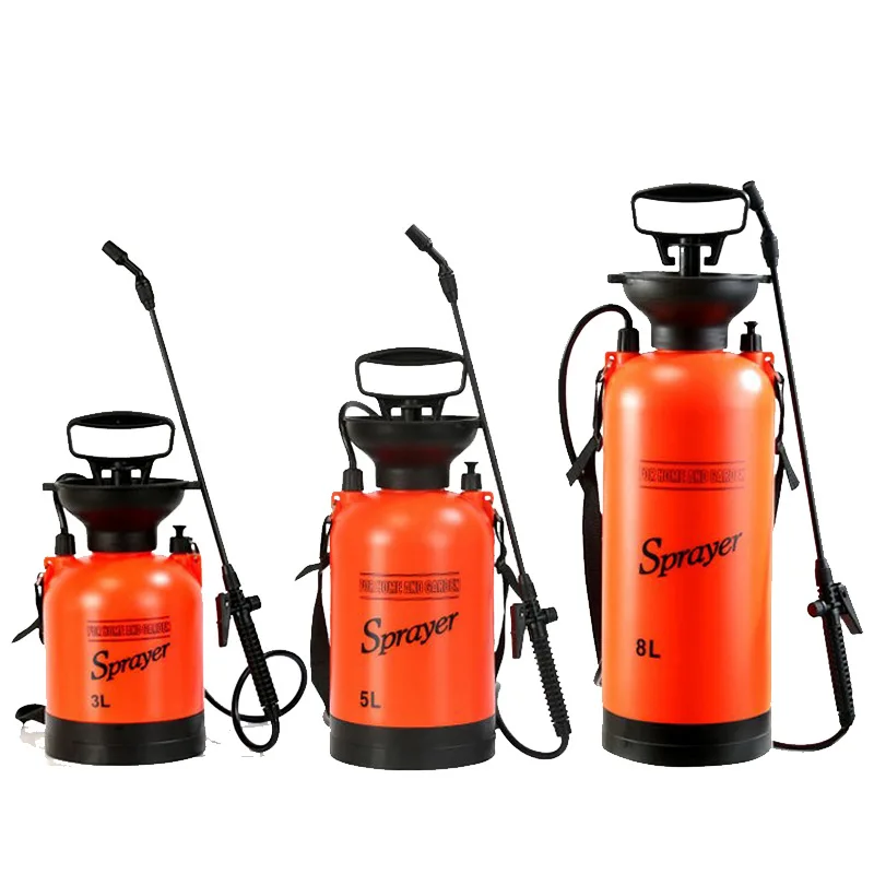 Chinese factory OEM 3L 5L 8L Plastic Portable Sprayers Garden Hand Pressure Pump Plant Flower Water Sprayer