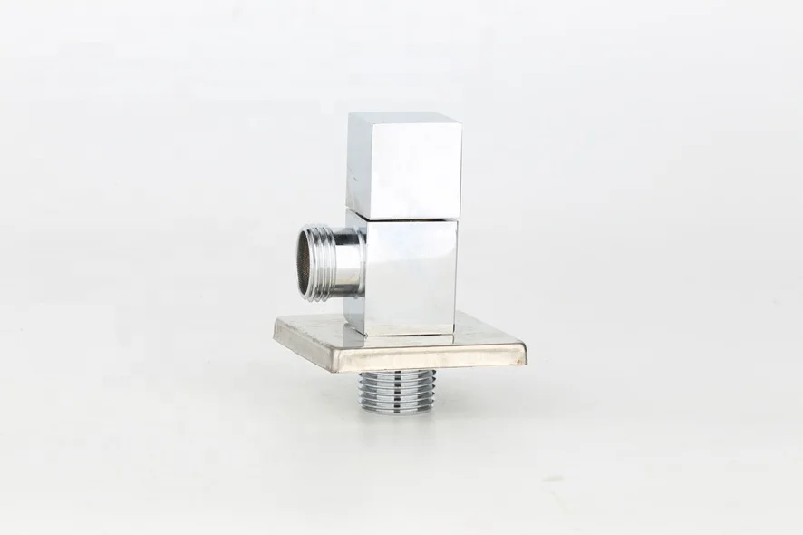 New style hot selling 1/2 inch Deluxe black kitchen bathroom forged brass Angle valve