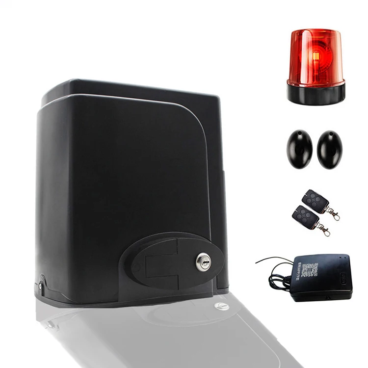 Solar Chain Drive Sliding Gate Opener automatic Sliding Gate Opener Motor solar Powered Gate Opener