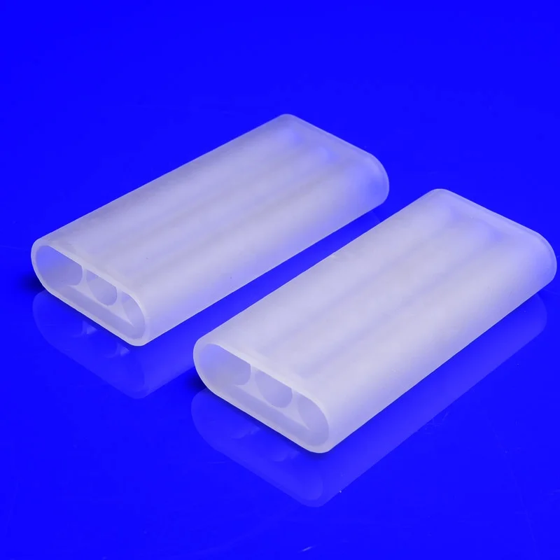 Custom Multi-hole quartz flow tubes laser candela use for Beauty Instrument laser head