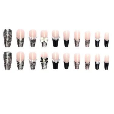 50 False Nail Tips Wholesale French  Nail Full Cover Finger for Gel Polish Display Bag Quantity White Acrylic