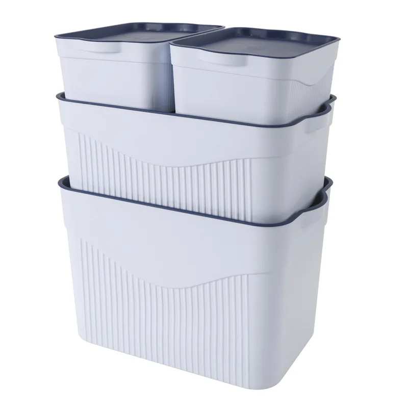 Wholesale Eco-friendly Plastic Stackable Cloth Storage Bins Clothes Organizer Toys Storage Box