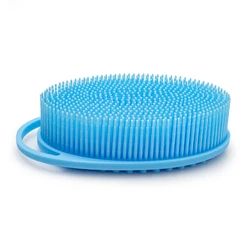 New Product With hook Body Ball Scrubber Silicone Body Scrubber Belt Baby Bath Shower Brush BATH BRUSH
