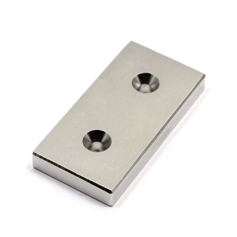 Industrial Magnetic Materials N35 N48 N50 N52 Block Strong Permanent Rare Earth Neodymium Countersink Pot Magnet