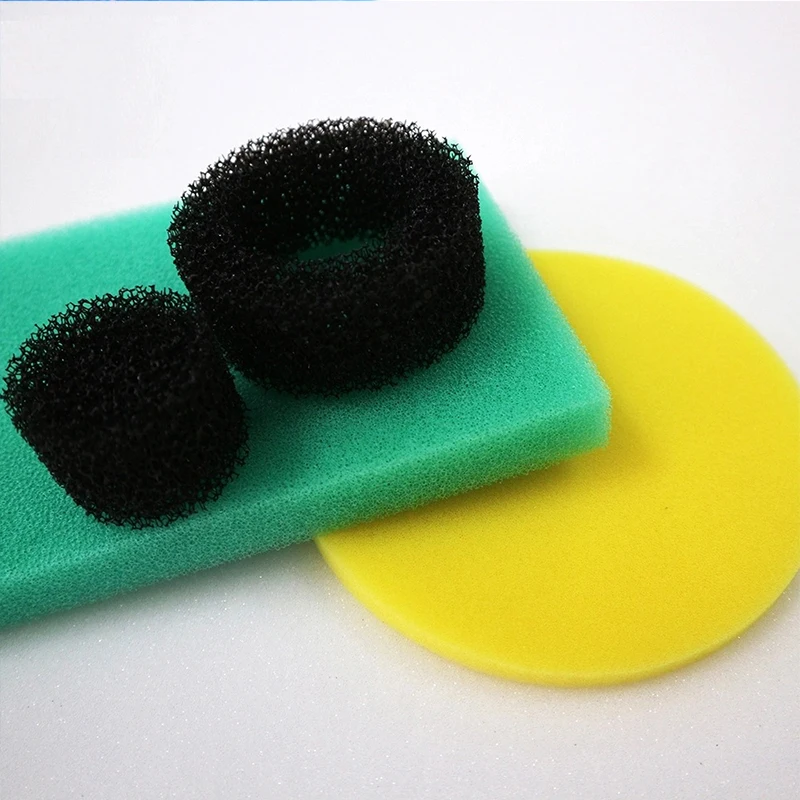 HJ Factory Cheaper Price Polyurethane Reticulated Open Cell Air Sponge Foam Filter for aquarium filtration