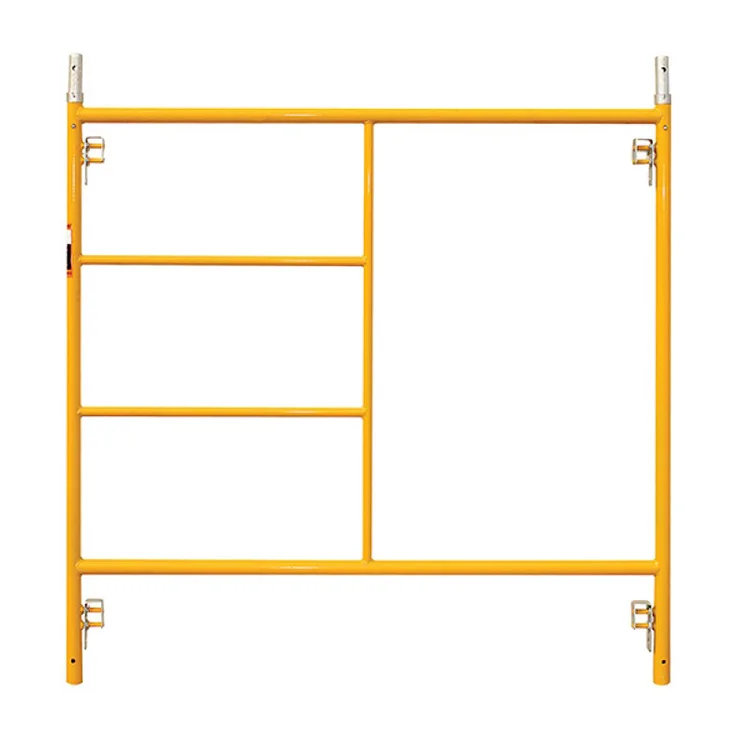 Metallic Andamio Ladder Type Frame Mason Scaffolding Steel H Scaffold System For Construction Sales