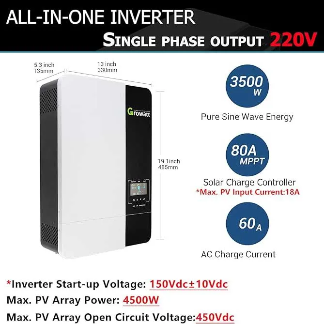 Growatt inverter SPF5000ES 5kw off grid solar power inverter parallel 6 units home use solar inverter 5000W
