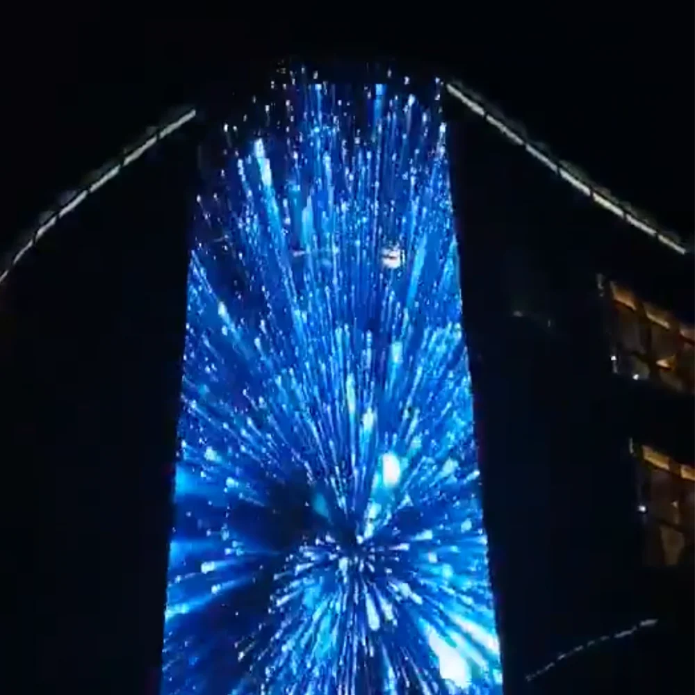 Invisiblee Advertising Led Crystal Film Screen Trans Crystal Screen Display Screens Panel Transparent Led Film