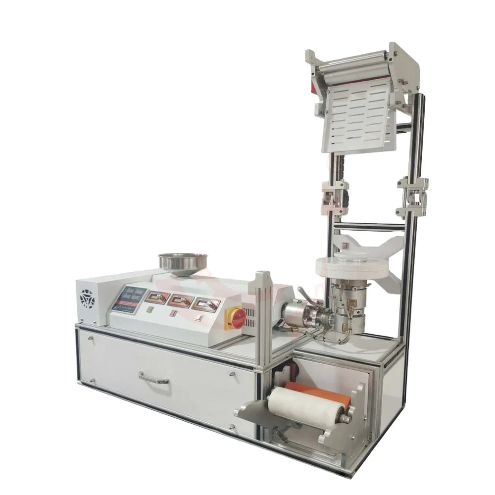 
Biodegradable Laboratory PE HDPE LDPE Shrink Small Mini Lab Plastic Film Blowing Extruder Machine Price For Sale 