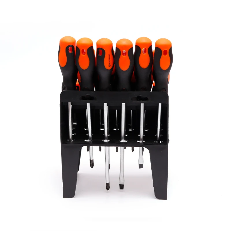 26 Pieces wholesale factory price green shell steel magnetic Brown screwdriver set