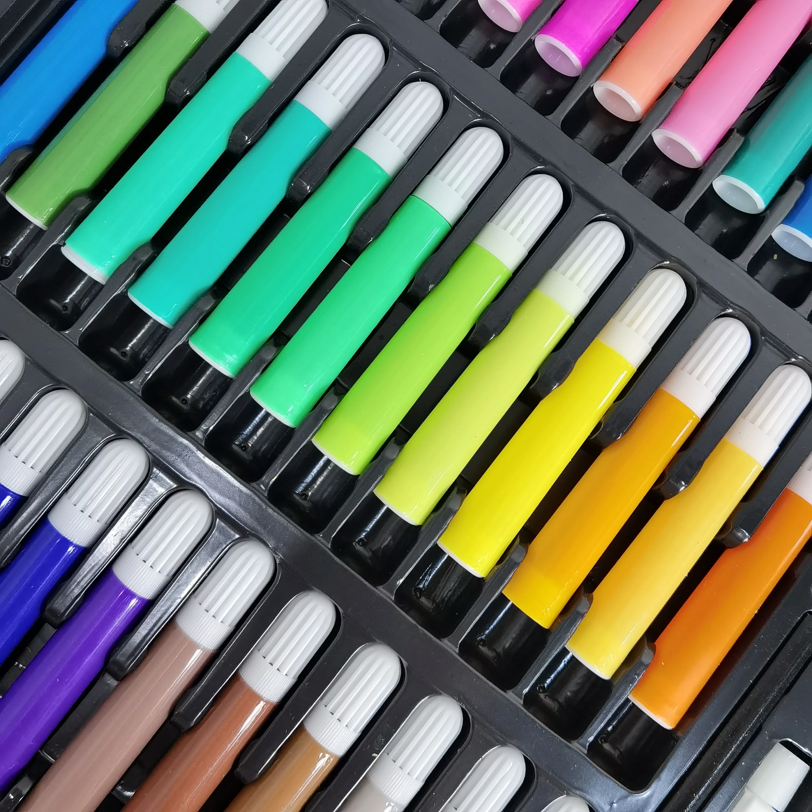 GF New Trends 150 pcs Wholesale School Kids Drawing Stationery Children Painting Coloring Wood Artist Set
