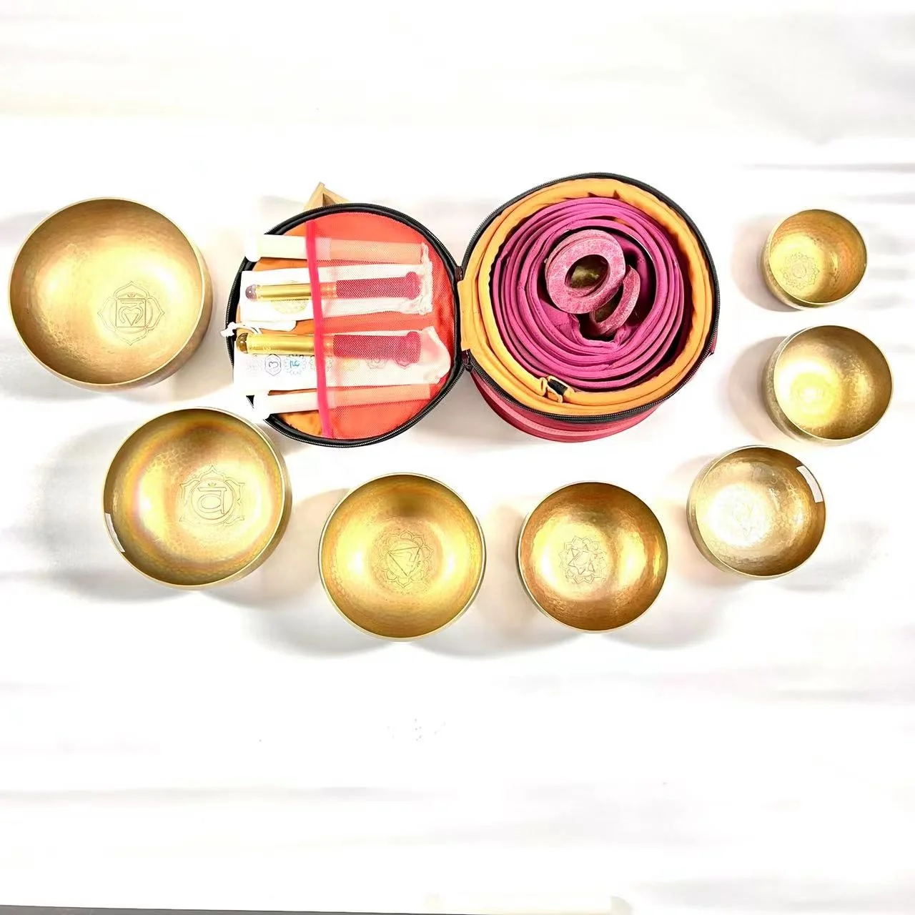 LUMI METAL HAMMERED TIBETAN SINGING BOWL FOR CHAKRA NOTE YOGA MEDITATION SOUND THERAPY