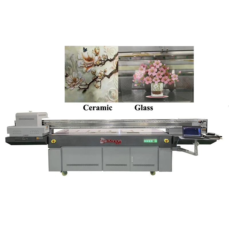 Signkanon High quality 2513 large size flatbed printing uv printer 2513 with gen5 gne6 head