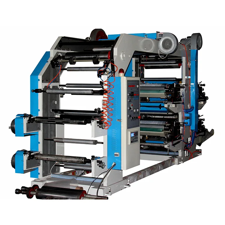 YT4-600 Automatic Flexographic Printer 4 Color Paper Plastic Flexo Printing Machine