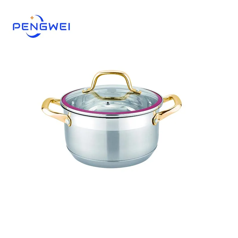 wholesale multi function kitchen ware induction stainless steel nonstick cookware set good quality hot pot set