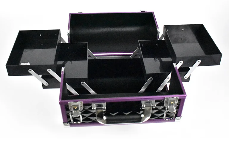 professional makeup case suitcase professional trolley make up cosmetic artist hairdresser case 32*21*26