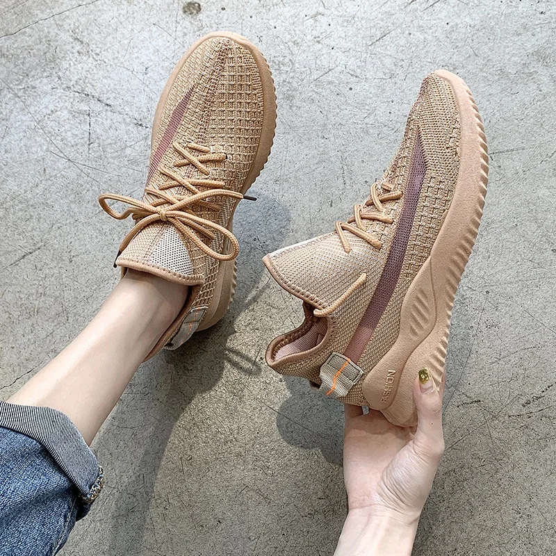 
Wholesale Running Sneakers Brand Casual Shoes Women White Sport Shoes 