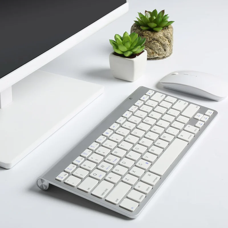 Portable Mini Ultra Thin Support Any System Keyboard And Mouse 2.4G Wireless Keyboard And Mouse Combos