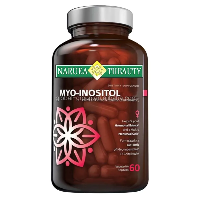 OEM Мио-инозитол плюс D-Chiro-Inositol капсулы способствуют гормональному балансу естественные добавки в капсуле