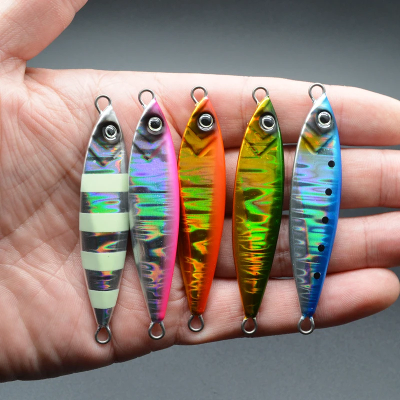OEM 20g 30g 40g 60g 100g 120g 150g Crazy fishing lure Ocean Jigging Lure Flash TG Jigbait Metal Jig Lure OEM