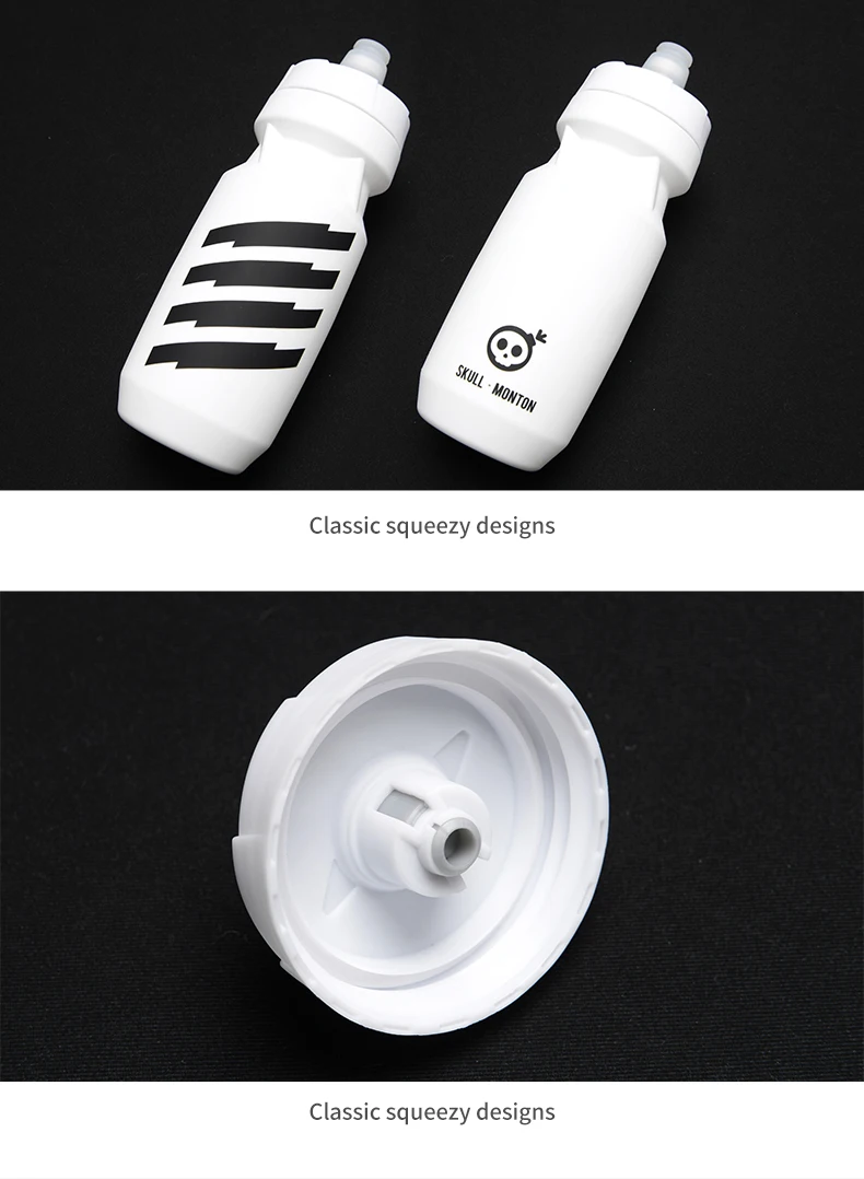 MONTON Wholesale 22oz Custom Cycling Water Bottles 650ML Food-grade Plastic Sporty Squeeze Bike Water Bottle