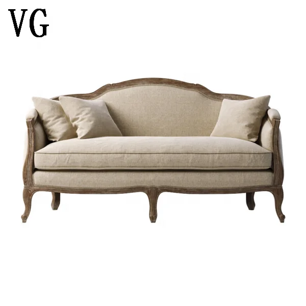 Solid wood frame love seat sofa contemporary hotel furniture sofa set design rattan sofa set