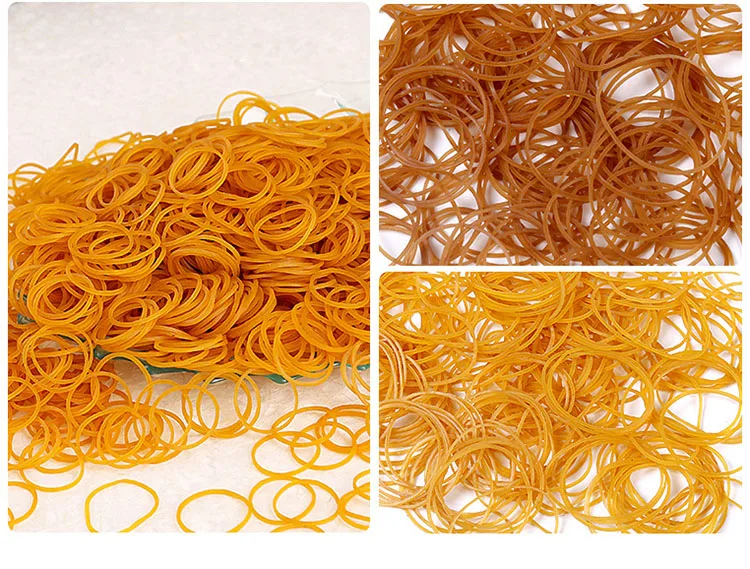 Wholesale Professional Natural Manufacturer Supplier Multi-Color Heat Resistant Synthetic Yellow Rubber Band