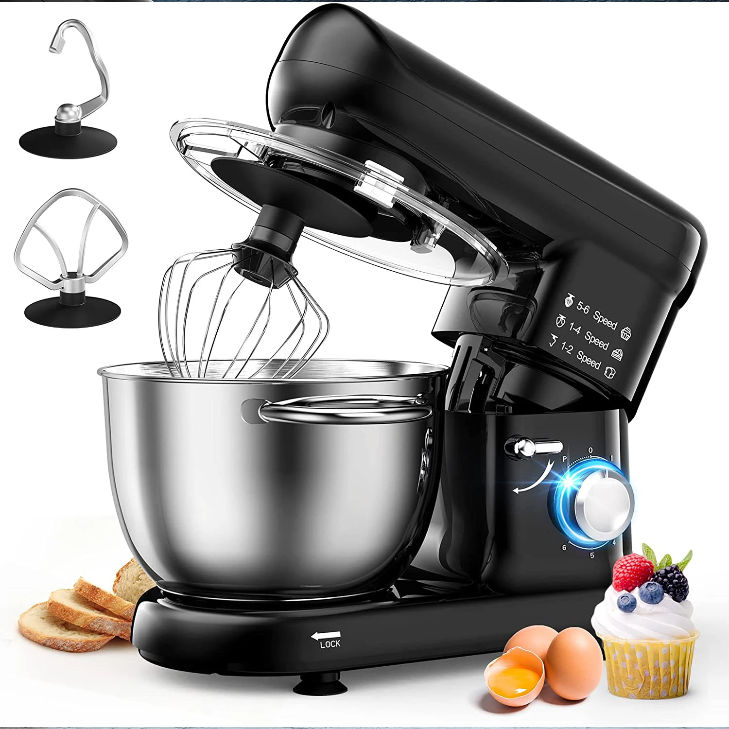 Household Appliances Baking Mixer Batedeira 1500w Food Processor Beater Food Mixers