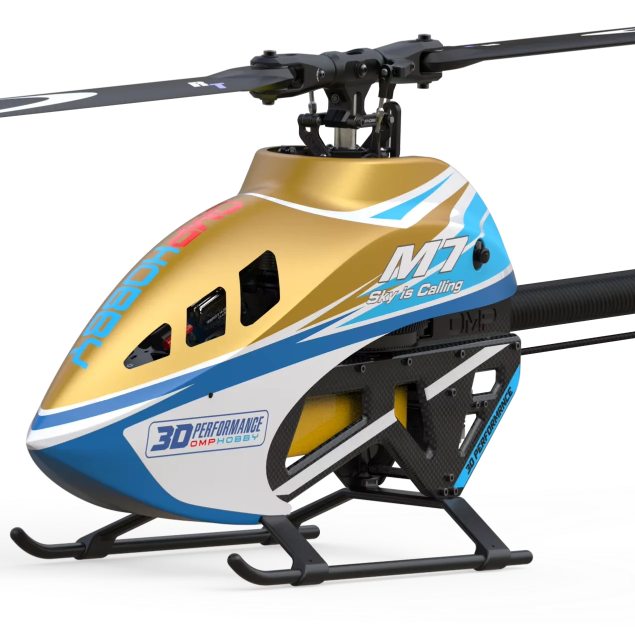 OMPHOBBY M7 комплект поддержка 6 каналов 3D полет высокопроизводительные радиоуправляемые вертолеты