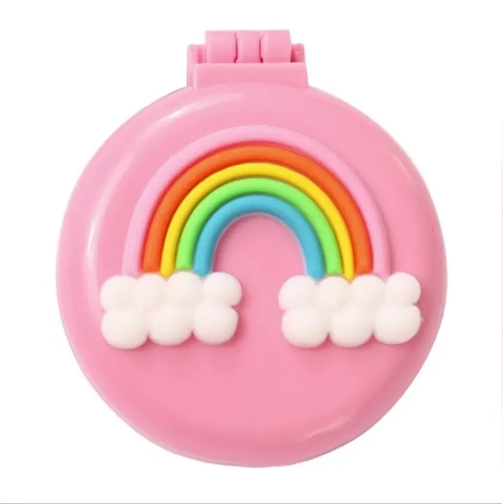 Yaeshii Amazon sells a cute folding airbag mirror comb cartoon portable plastic air cushion head massage comb