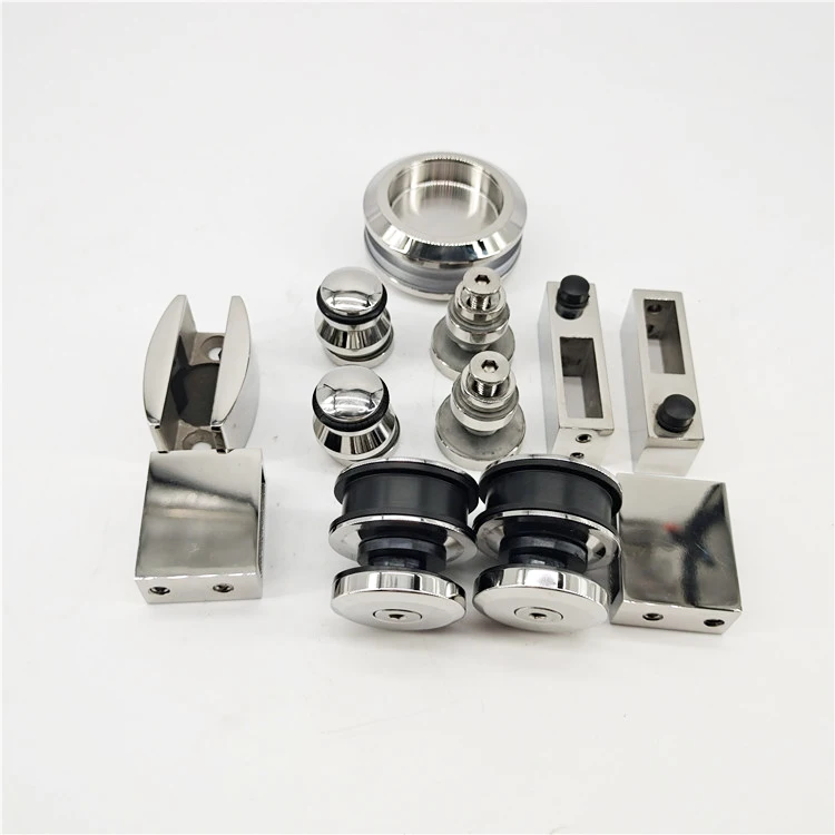 Best selling Sliding shower door glass hardware, sliding glass door fittings, sliding door system