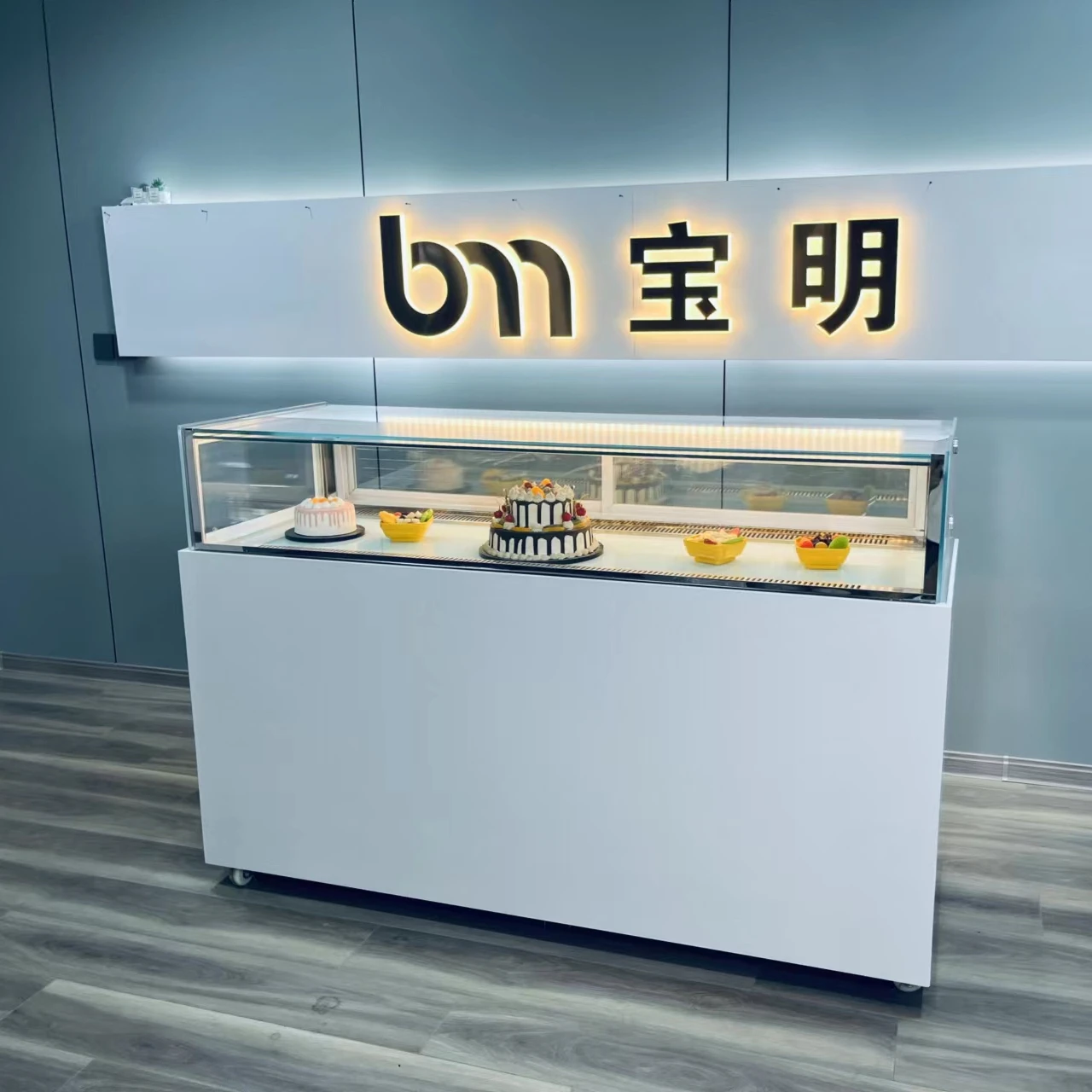 FENXIAN New style Single-storey display cabinet with concealed refrigerated layer