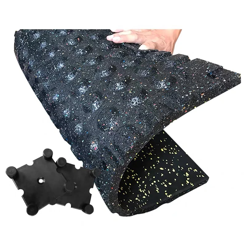
different thicknesses shock & noise absorbing rubber mats EPDM flooring mat 