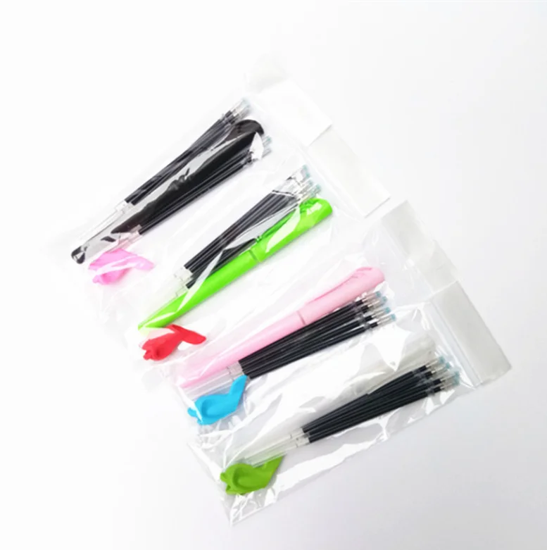 Wholesales magic book pen refills sets 1 pen 1 grip 5 refills disappeared ink pen refills